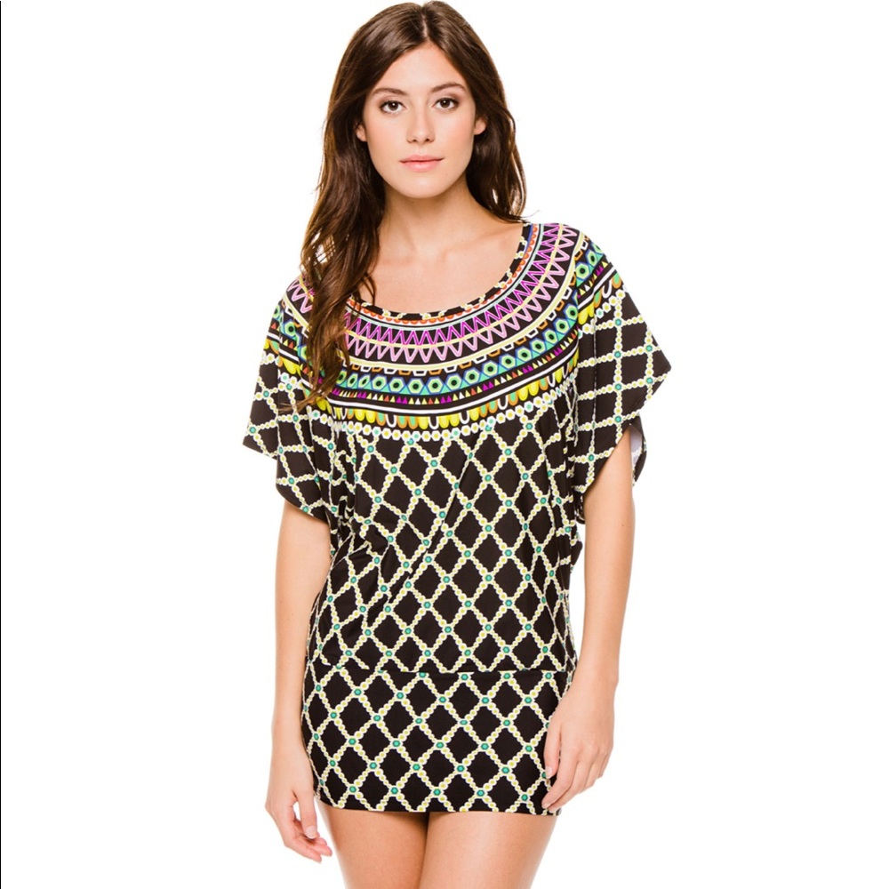 Trina Turk Kon Tiki Tunic Coverup